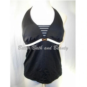 Tropical Escape Halter Tankini Swim‎ Top